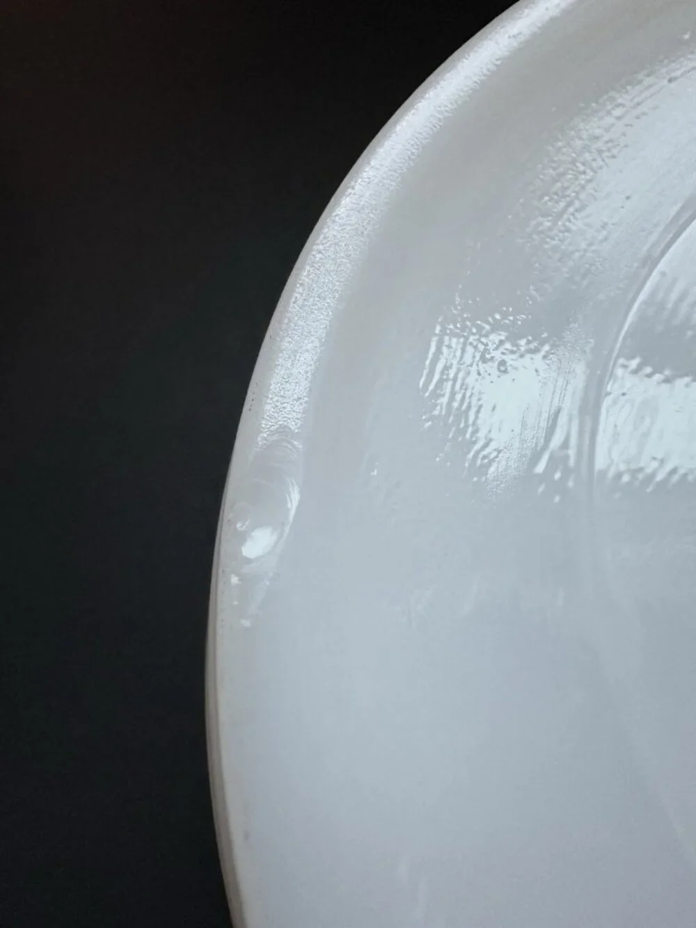 Milk Glass Small Mixing Bowl Vintage White Art Deco Beehive 1930’s 3.75